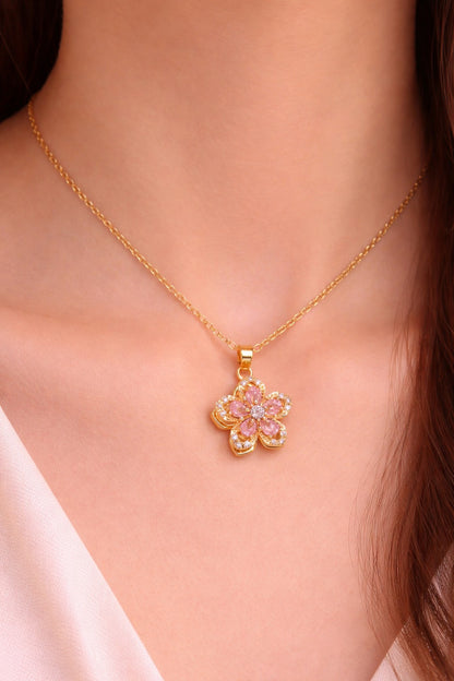 Rapunzel flower necklace