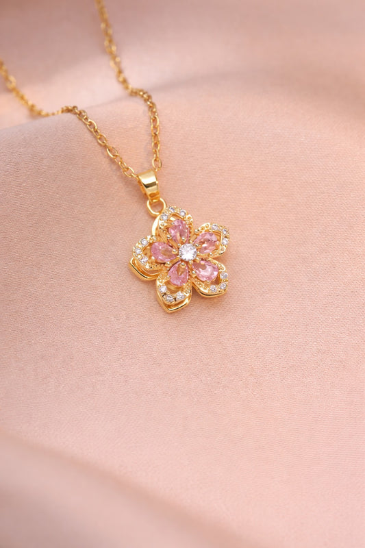 Rapunzel flower necklace